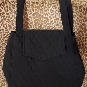 Vera Bradley Black Microfiber Bag